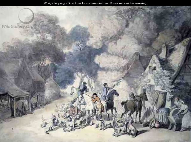 Going Out in the Morning, a Scene in Windsor Forest, c.1801 - Thomas Rowlandson