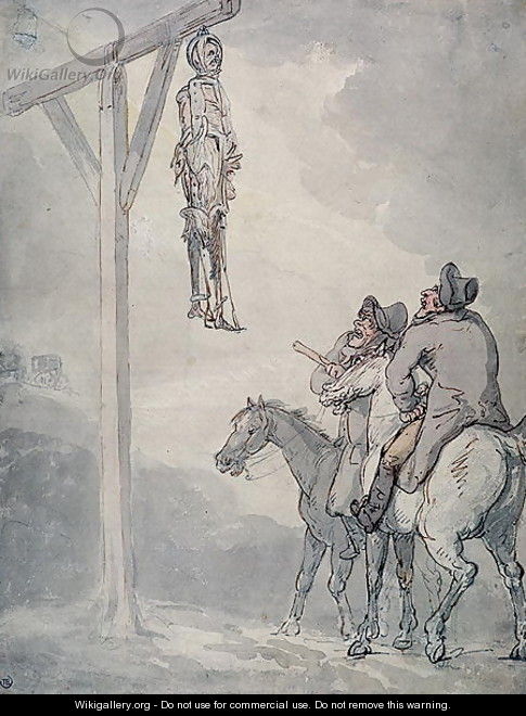 The Gibbet - Thomas Rowlandson