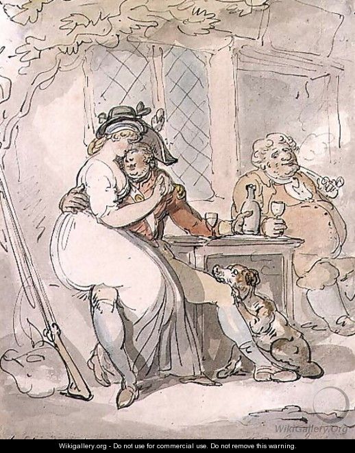 The Soldiers Departure - Thomas Rowlandson