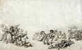Study of Skaters Skating on the Serpentine, 1760-90 - Thomas Rowlandson