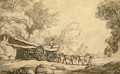 A Timber Wagon, c.1790 - Thomas Rowlandson