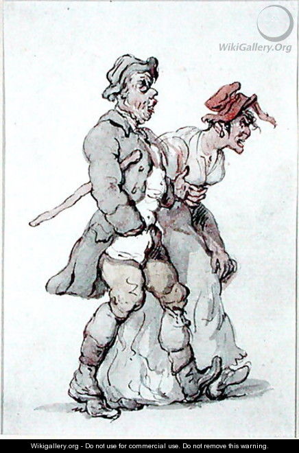 The Strollers - Thomas Rowlandson