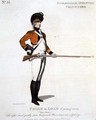 Guildhall Light Infantry Volunteer, plate 33 from Loyal Volunteers of London and Environs, 1798 - Thomas Rowlandson