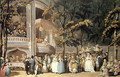 Vauxhall Gardens from Ackermanns Microcosm of London, 1809 - Thomas Rowlandson