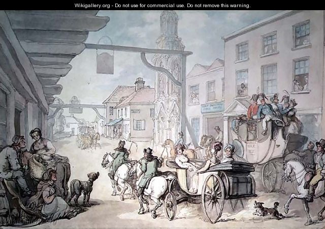 The Post Chaise - Thomas Rowlandson