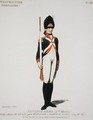 Westminster Grenadier, plate 59 from Loyal Volunteers of London and Environs, published 1798 - Thomas Rowlandson