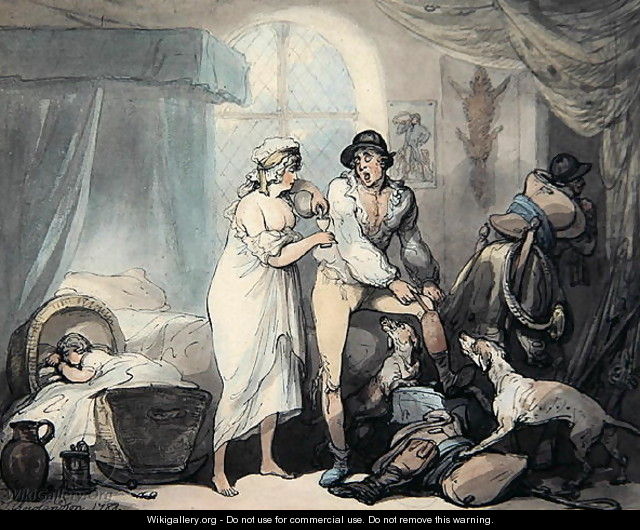 Four OClock in the Country - Thomas Rowlandson