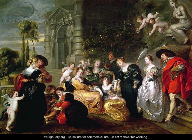The Garden of Love - (after) Rubens, Peter Paul