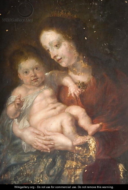 Virgin and Child, c.1577-1640 - (after) Rubens, Peter Paul