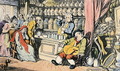 Death and the Apothecary or The Quack Doctor, illustration from The English Dance of Death, published by R. Ackermann, London 1815-17 - (after) Rowlandson, Thomas