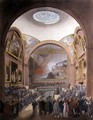 The Common Council Chamber, Guildhall, from The Microcosm of London, engraved by J. Black fl.1791-1831 pub. by Rudolph Ackermann 1764-1834 1808 - & Pugin, A.C. Rowlandson, T.