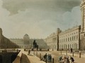 Somerset House, Strand, from Ackermanns Microcosm of London, engraved by John Bluck fl.1791-1819, 1809 - & Pugin, A.C. Rowlandson, T.