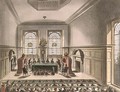 Coopers Hall, Lottery Drawing, from Ackermanns Microcosm of London - & Pugin, A.C. Rowlandson, T.