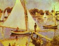 The Seine at Argentueil - Pierre Auguste Renoir