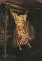 The Slaughtered Ox - Rembrandt Van Rijn
