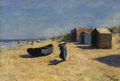 The Beach at Heist - Felicien Rops