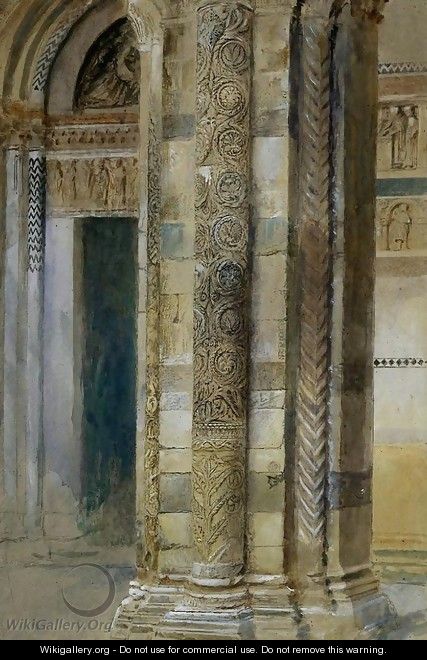 Interior of Lucca Cathedral - John Ruskin