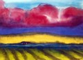 Marsh with farm - Emil Nolde