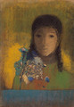 Woman with Wildflowers - Odilon Redon
