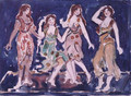 Four Dancers - Maurice Brazil Prendergast