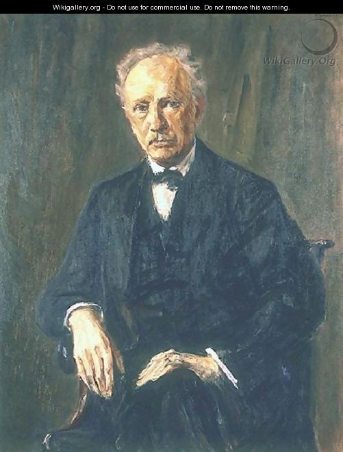 Portrait of Richard Strauss - Max Liebermann
