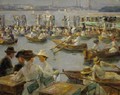 The Alster in Hamburg - Max Liebermann