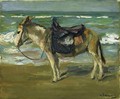 Reitesel am Strand - Max Liebermann