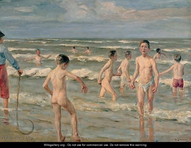 Bathing Boys - Max Liebermann