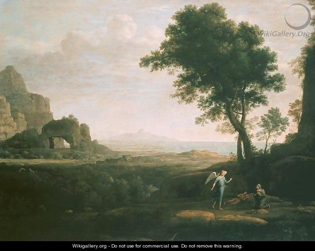 Hagar and Ishmael in the Desert - Claude Lorrain (Gellee)