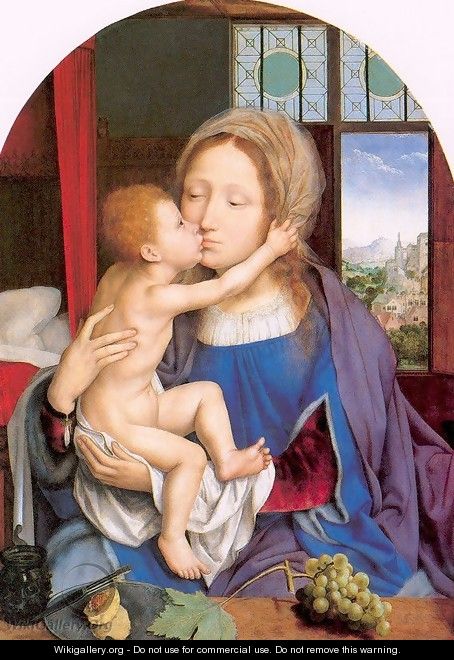 The Virgin and Child - Workshop of Quentin Massys