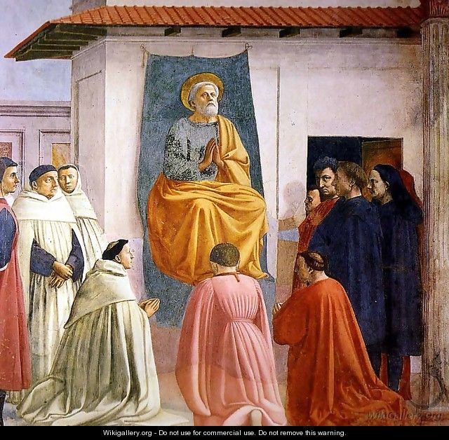 Saint Peter Enthroned - Masaccio (Tommaso di Giovanni)