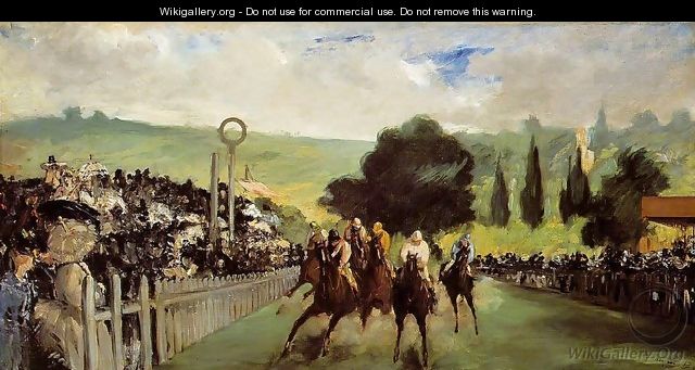 Races at Longchamp - Edouard Manet