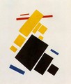 Suprematist Painting: Aeroplane Flying - Kazimir Severinovich Malevich