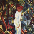 Paar im Walde - August Macke