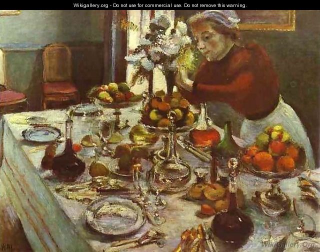 Dinner Table - Henri Matisse