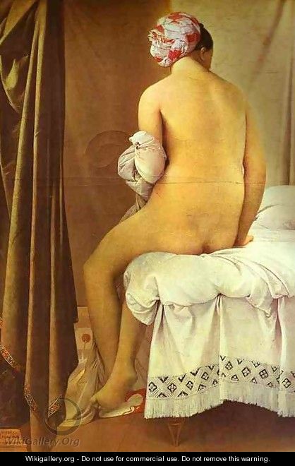 The Bather of Valpinçon - Jean Auguste Dominique Ingres