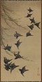 Willow and Birds - Katsushika Hokusai