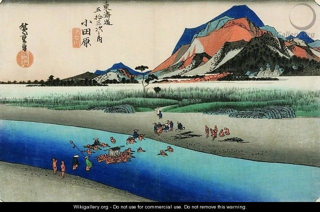 Sakawa River - Utagawa or Ando Hiroshige