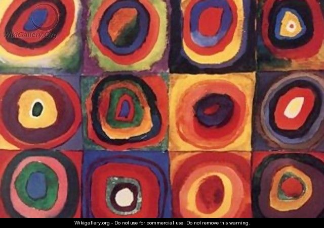 Squares with Concentric Rings - Wassily Kandinsky
