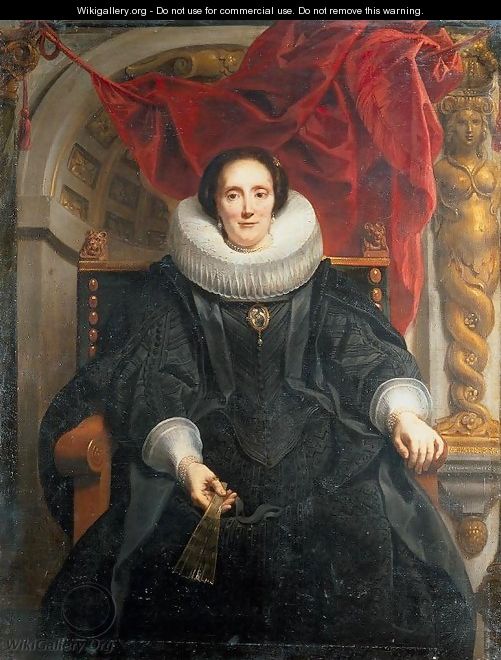 Portrait of Catharina Behagel - Jacob Jordaens