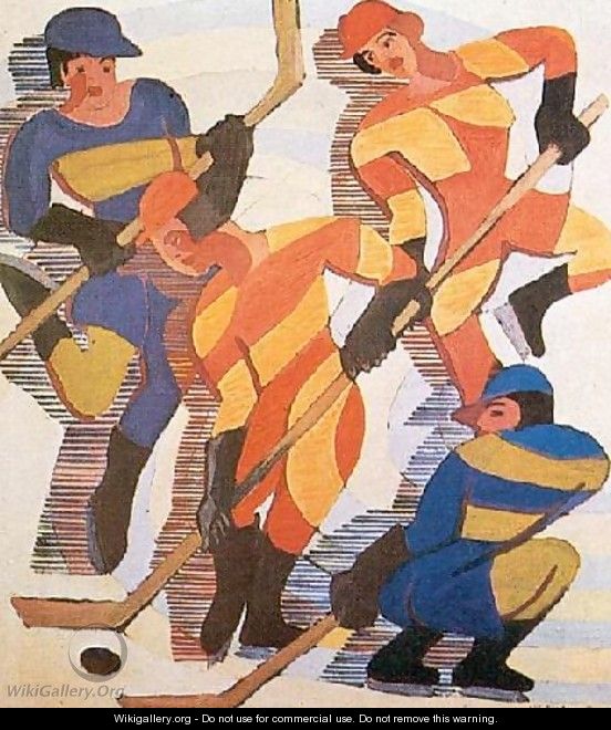 Hockey Players - Ernst Ludwig Kirchner