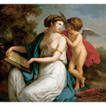 Sappho Inspired by Love - Angelica Kauffmann