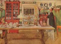 Getting Ready for a Game of Cards - Carl Larsson