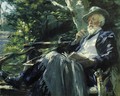 Portrait of Holger Drachmann - Peder Severin Krøyer