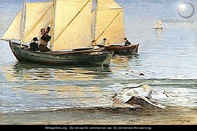 Fishing Boats - Peder Severin Krøyer