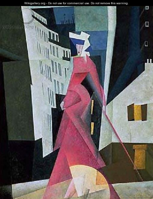 Lady in Mauve - Lyonel Feininger