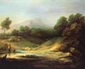 Mountain Landscape with Shepherd - Thomas Gainsborough