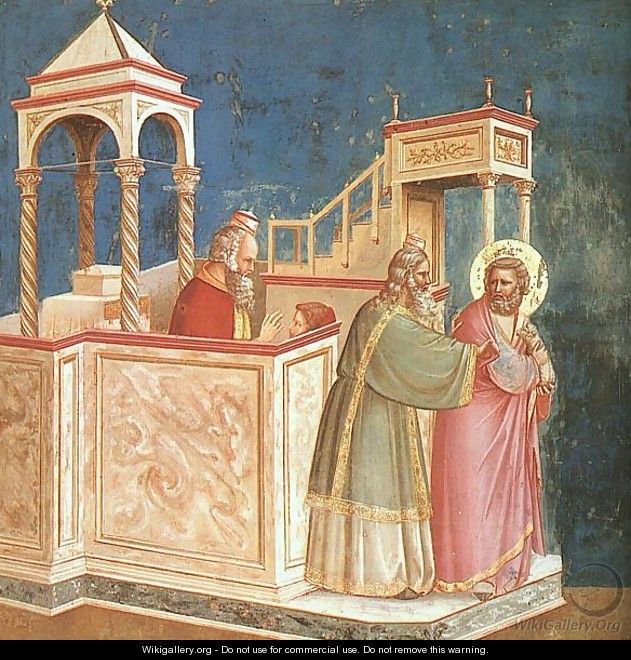 Expulsion of Joachim from the Temple - Giotto Di Bondone