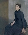 Portrait of a Young Woman - Vilhelm Hammershoi