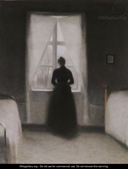 Bedroom - Vilhelm Hammershoi